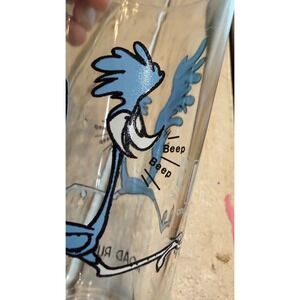 Vintage 1973 Pepsi Collector Series ROAD RUNNER Looney Tunes Character Glass 6"